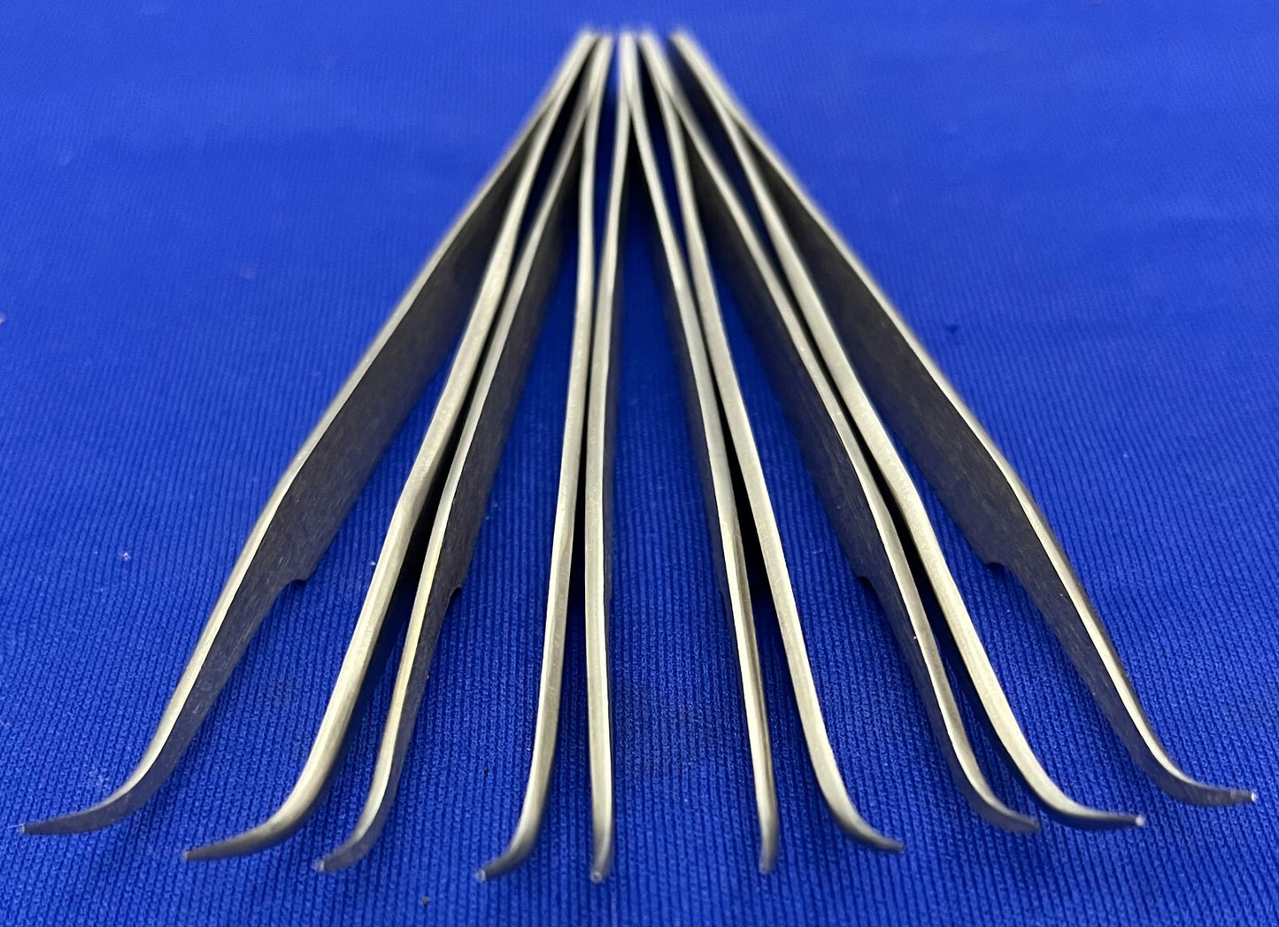 AVEN 7-SA GEBOGENE PINZETTE MIT SUPERFEINE SPITZEN 4 3/4" SS - 1 LOT MENGE 10
