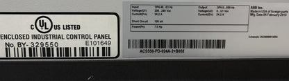 ABB ACS550-PD-024A-2+B055 ALLZWECK-PAKETANTRIEB MIT 3-PHASIGER ANTRIEBSEINHEIT