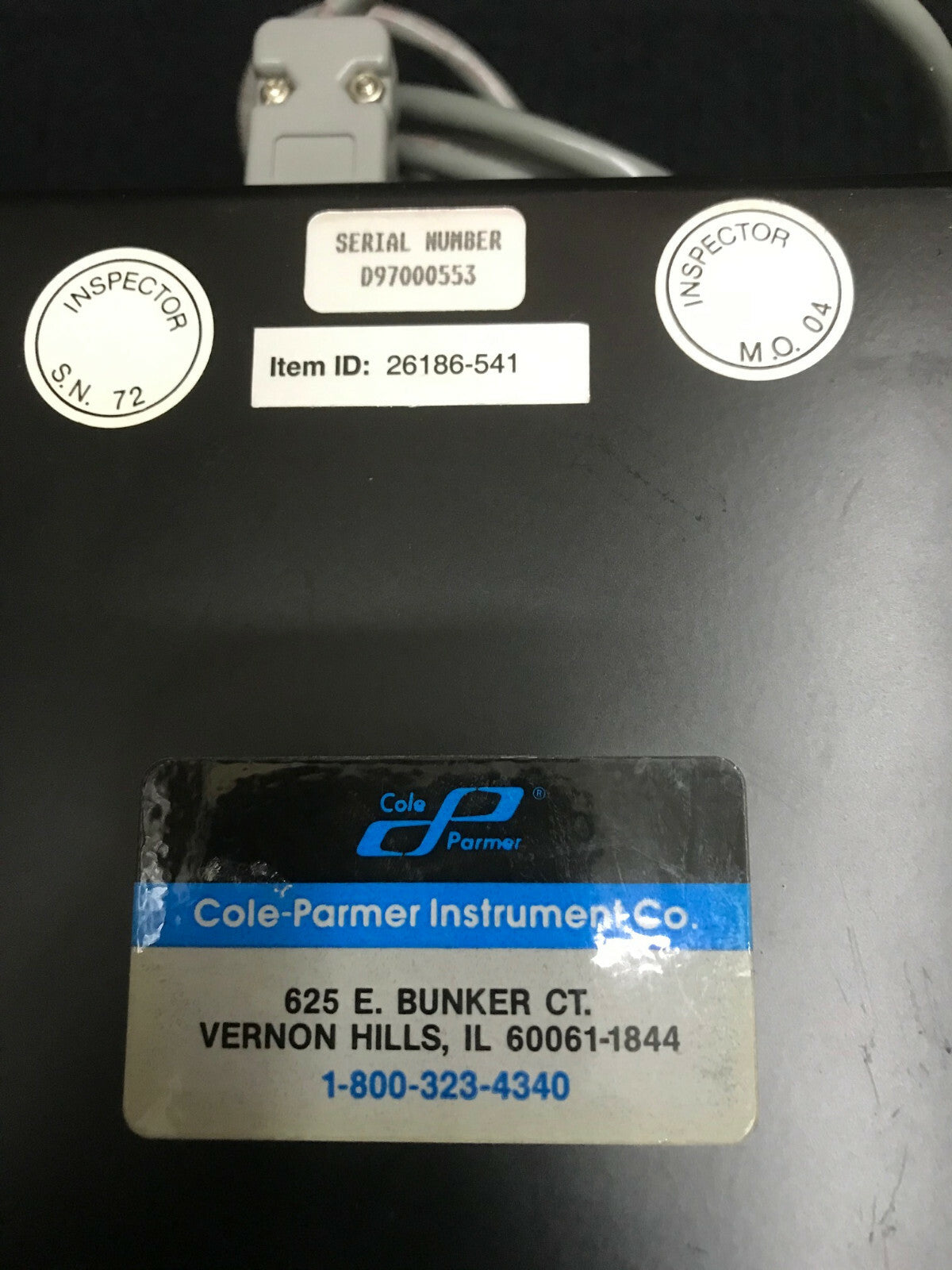Cole-Parmer DIGI-SENSE 12 IINPUT SCANNING THERMOKOPPEL THERMOMETER 92800-10