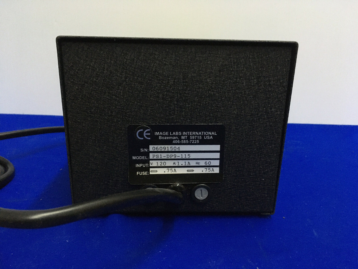 IMAGE LABS INTERNATIONAL PS1-DP9-115 CCD-KAMERA LINEARE STROMVERSORGUNG
