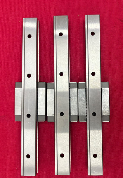 IKO LWL15B LINEAR GUIDE RAIL SLIDE E974 BLOCK - SELLING AS '1 LOT QTY 3'