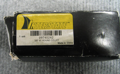 NEW INTERSTATE 09740242 3/8" 5C ROUND COLLET