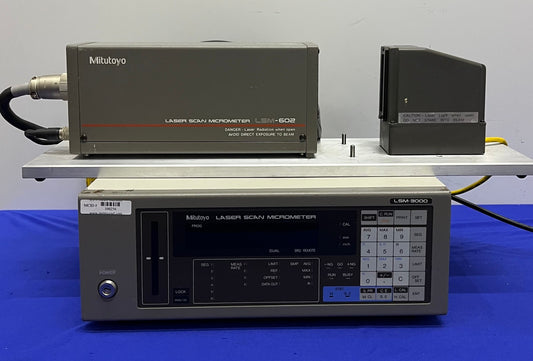 MITUTOYO LSM-3000 / LSM-602 LASER SCAN MICROMETER  FOR PARTS/REPAIR