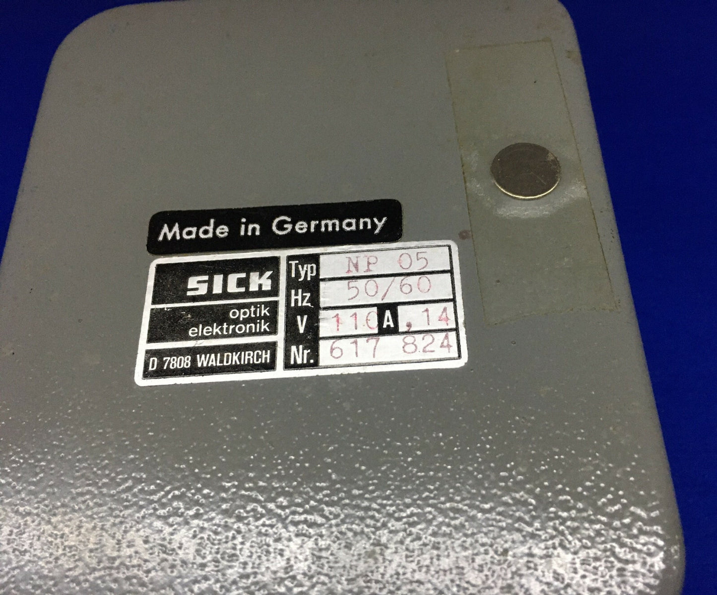 OPTIK ELEKTRONIK SICK NP 05/NP-05/NP05 ALIMENTATORE CON FUSIBILE DI COMMUTAZIONE