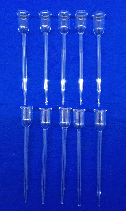1 paquet de 10 embouts - Cole-Parmer / Nichiryo 07908-43 / 00-GLT-L Embout en verre 1 000 µl