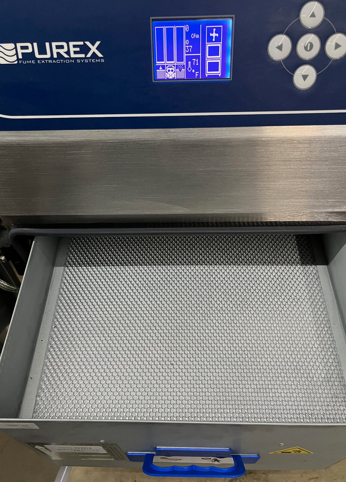 PUREX 0LX2121D 9000 – 200i Rauchabzug – für Teile/Reparatur