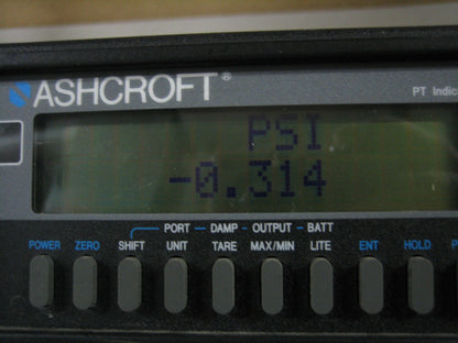 Ashcroft® PT デジタル圧力インジケーター ベンチトップ 温度範囲 32°～120°F