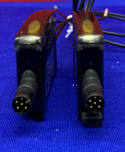 Lote de 2 cables de sensor fotoeléctrico/de fibra óptica Banner D10DPFPQ diferentes