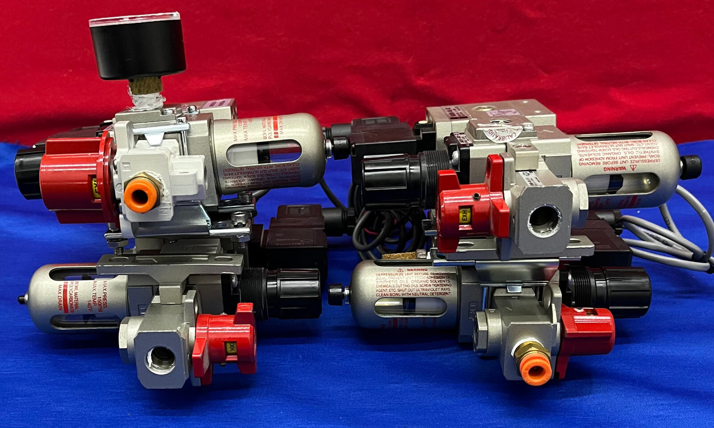 数量 4 - SMC フィルタ レギュレータ アセンブリ ユニット NAV2000-N02-5DZ、AW20-1097245-00-1