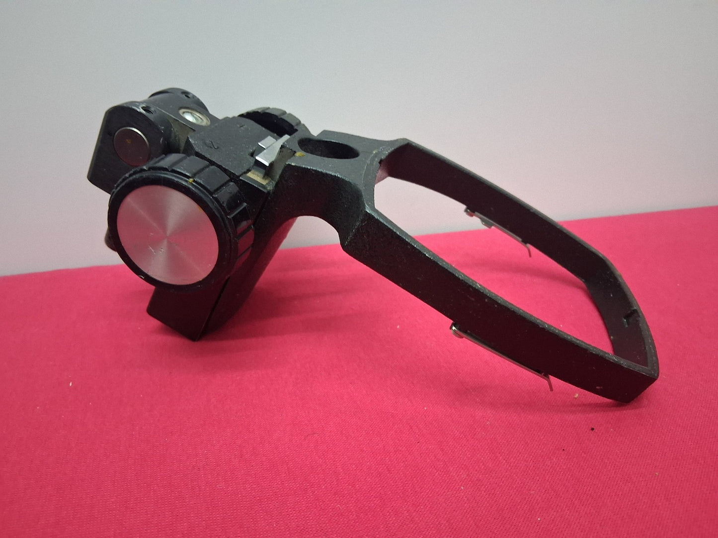 Bausch & Lomb E ARM FOR StereoZoom MICROSCOPE WITH MOUNT PIN. FOCUS MOUNT