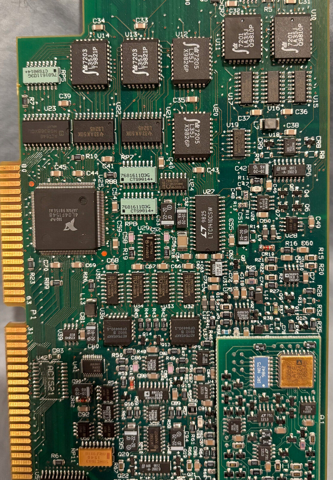 NI NATIONAL INSTRUMENTS AT-MIO-16E-1 DAQ CARD MULTIFUNCTION I/O ASSY 183018C-01