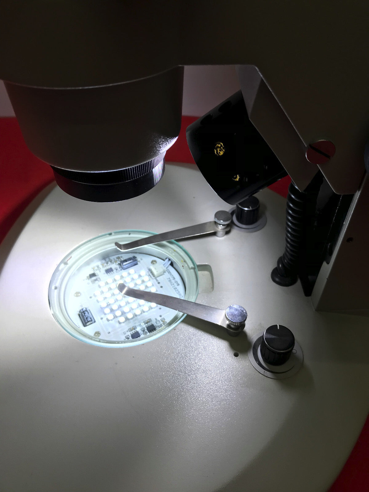 MMBT 50X Trinocular Video Microscope LED Top and Backlighting SZ-WF10X Eyepieces