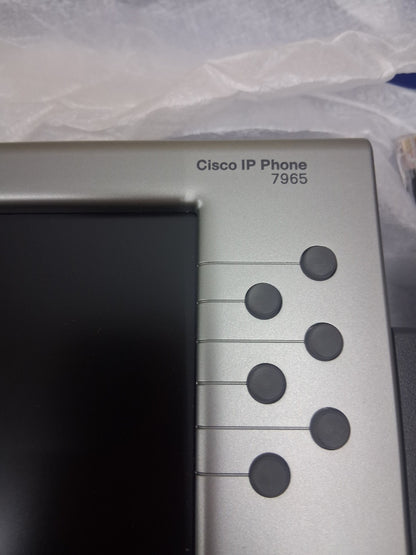 Cisco Systems CP-7965G UNIFIED IP PHONE NEW OPEN BOX NO POWER SUPPLY