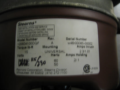 LEESON MOTOR C182T17FC18B CAT # 131211.00 208-230V/PHASE 3/1740 RPM/3 HP