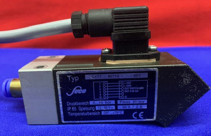 SUCO 0177-46714 - -001 VALVE / ELECTRONIC PRESSURE SWITCH