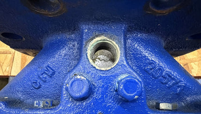 VACUUM BOOSTER BLOWER 9" FLANGE W/ BALDOR 3 HP ELECTRIC MOTOR - PARTS/REPAIR