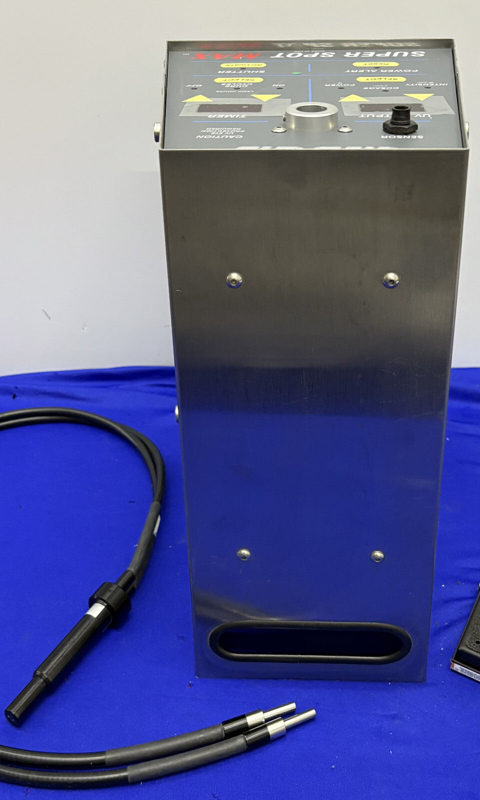 LESCO SUPER SPOT MAX HP VSM3001 UV CURING SYSTEM W/ FOOT SWITCH & LIGHT GUIDE