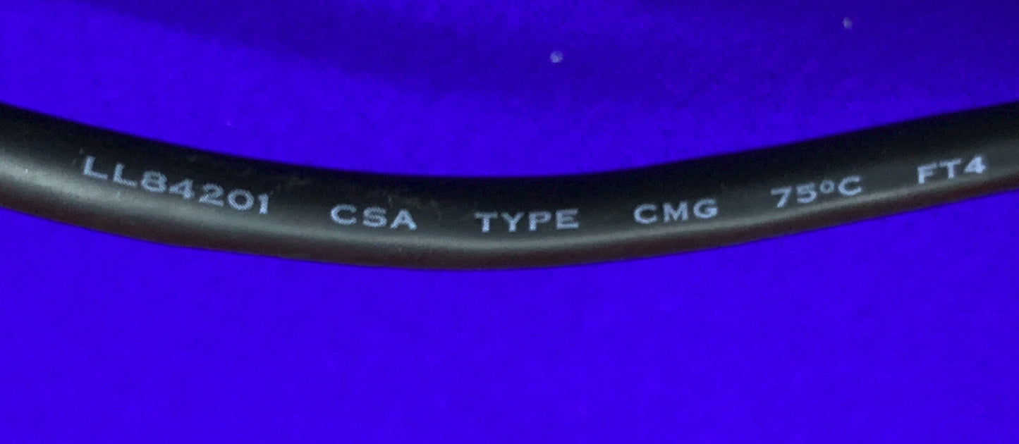 数量 11 - シールド高速ケーブル 28AWG/2C+22AWG/2C E188601 LL84201 4'