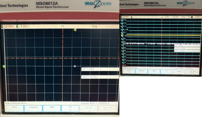 AGILENT MSO6012A MIXED SIGNAL OSCILLOSCOPE 2+16 CH 100MHZ / FOR PARTS/REPAIR
