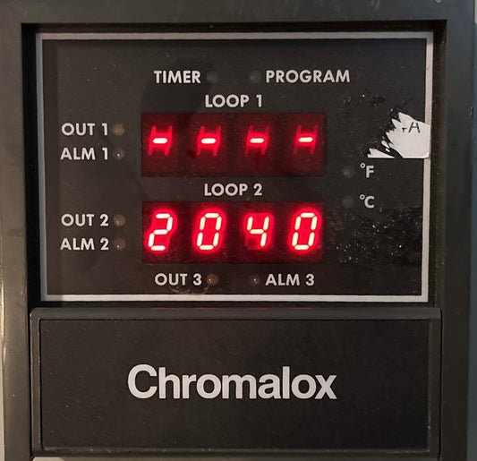2040-11400 CHROMALOX DUAL LOOP CONTROLLER MIKROPROZESSORBASIERTER CONTROLLER 