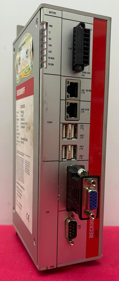 BECKHOFF C6920-0000 INDUSTRIAL PC CONTROL 24VDC 705829-001 - FOR PARTS/REPAIR