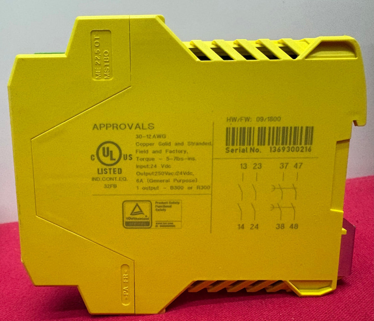 PHOENIX SAFETY RELAY PSR-ESD-30 PSR-SCP- 24DC/ESD/4X1/30 ORDER NO 2981800