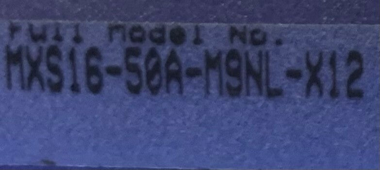 Mesa deslizante neumática SMC MXS16-X12 M9NL-X12 con sensores SMC D-M9N de 16 mm de diámetro interior
