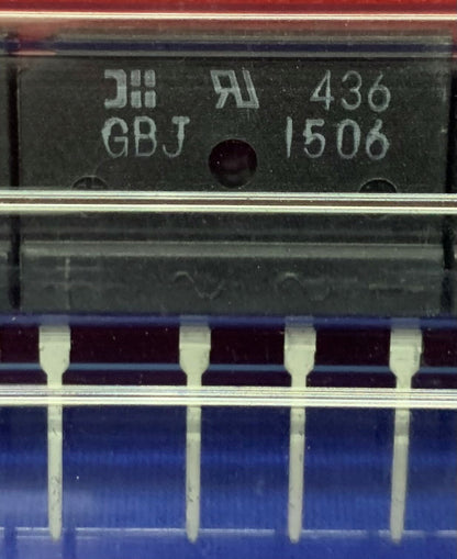 1 LOTE DE 5 TUBOS - CANTIDAD TOTAL DE 75 Rectificador de puente monofásico GBJ1506 GBJ 1506