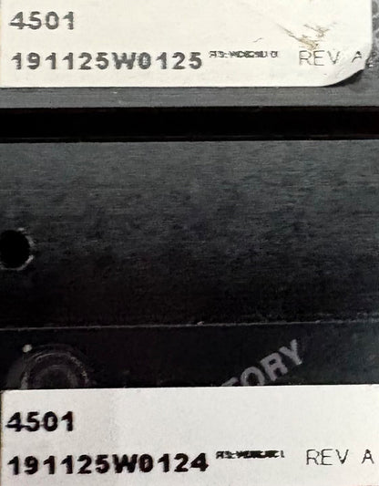 PARKER 4501 LINEAR BALL BEARING TABLE SLIDE TABLE 1” TRAVEL 4501 REV A - QTY 2