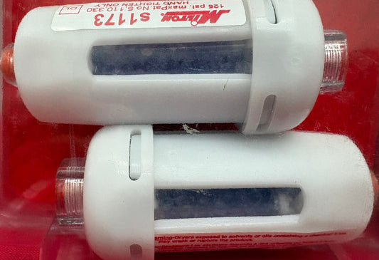 LOT OF 3 w/ 2 INCLUDED MILTON S1173 MINI IN-LINE DESICCANT DRYER 1/4” NPT 125