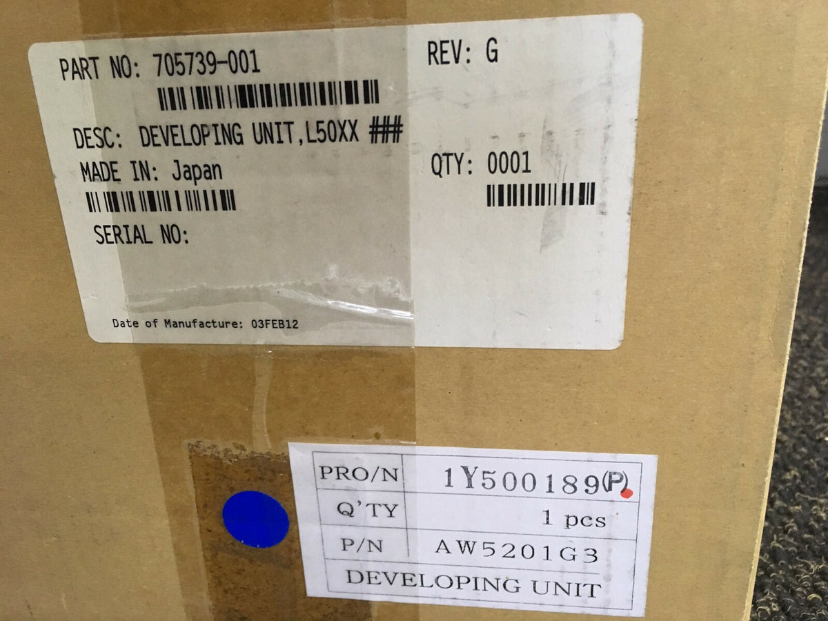 NEU - PRINTRONIX LASERLINE SUPPLIES 705739-01 REV G ENTWICKLUNGSEINHEIT L5000