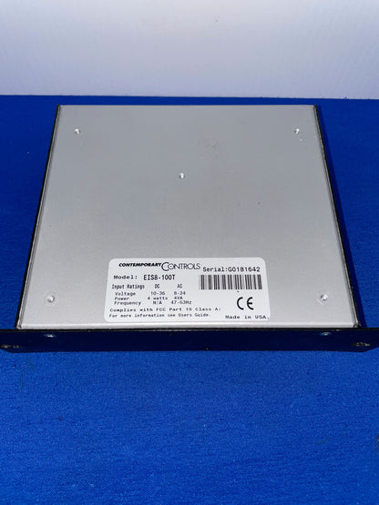 CONTROLLI CONTEMPORANEI, EIS8-100T, CTRLink, HUB DI COMMUTAZIONE ETHERNET A 8 PORTE