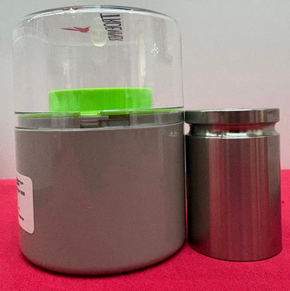 TROEMNER 2LB PRECISION CYLINDRICAL WEIGHT w/ CASE CL 5 STAINLESS STEEL