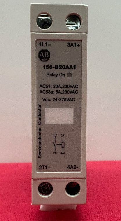 Allen Bradley AB 156-B20AA1 SER A 1 PHASE SEMICONDUCTOR CONTACTOR