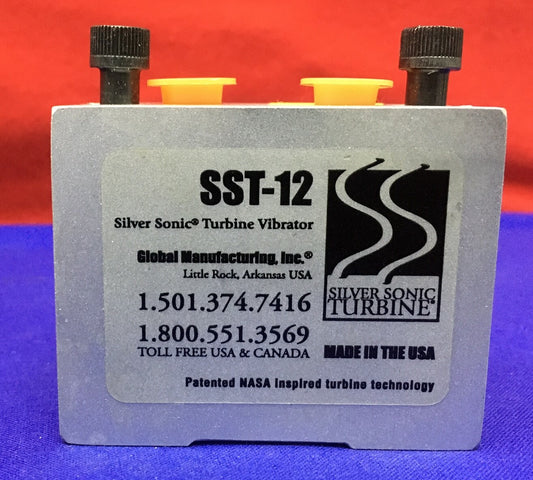 GLOBAL MANUFACTURING SST-12 SILVER SONIC ® TURBINE VIBRATOR ARTIKEL IST GEBRAUCHT 
