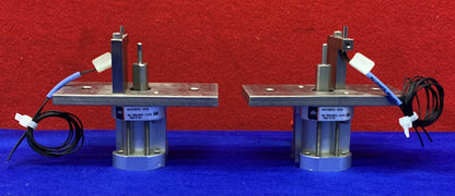 2er-Set SMC NCQ7B075-075S pneumatischer Luftantriebszylinder mit Keyence FU-48