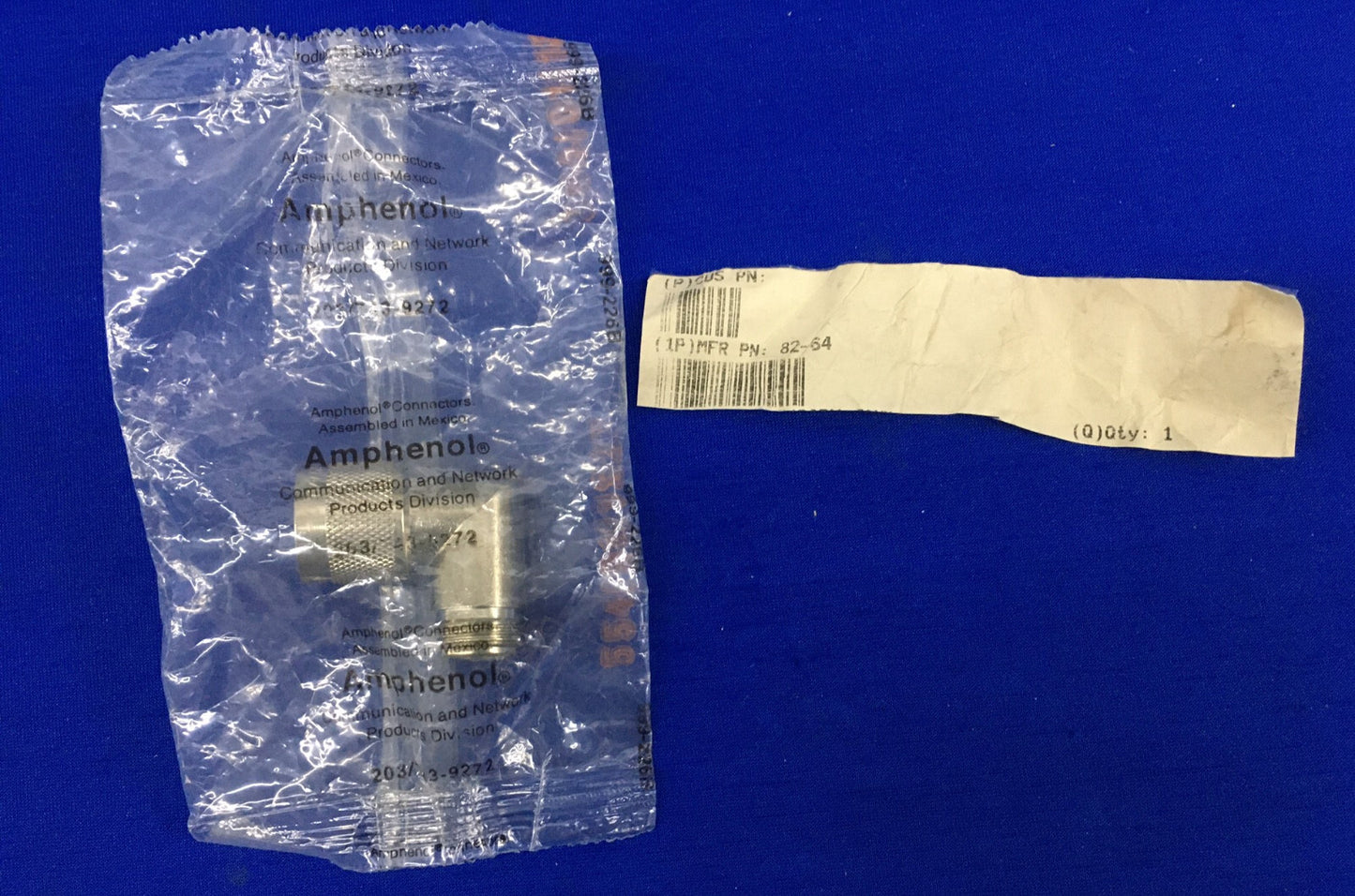 ADAPTADOR AMPHENOL ®/DIGI-KEY® 82-64 UG-27A/U /ARF1028-ND CONECTOR COAXIAL ENCHUFE N