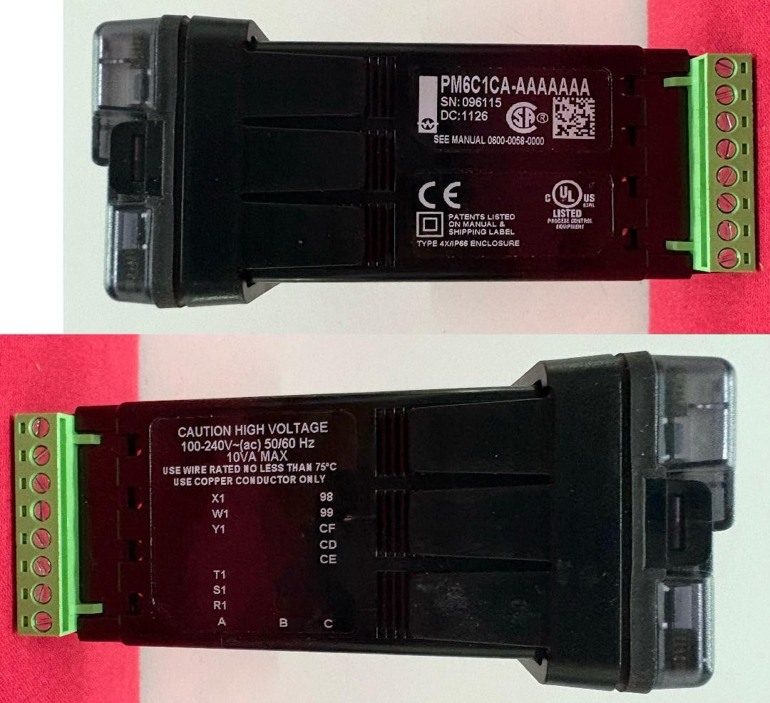 WATLOW PM6C1CA-AAAAAAA EZ-ZONE ®  PM PANEL MOUNT CONTROLLER