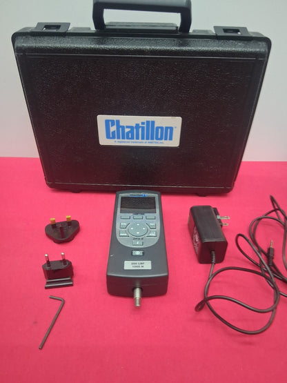 Chatillon DFS2-200 Digital Force Gauge 200 lb -/ 100 kg Load Cell DFSII AMTEK