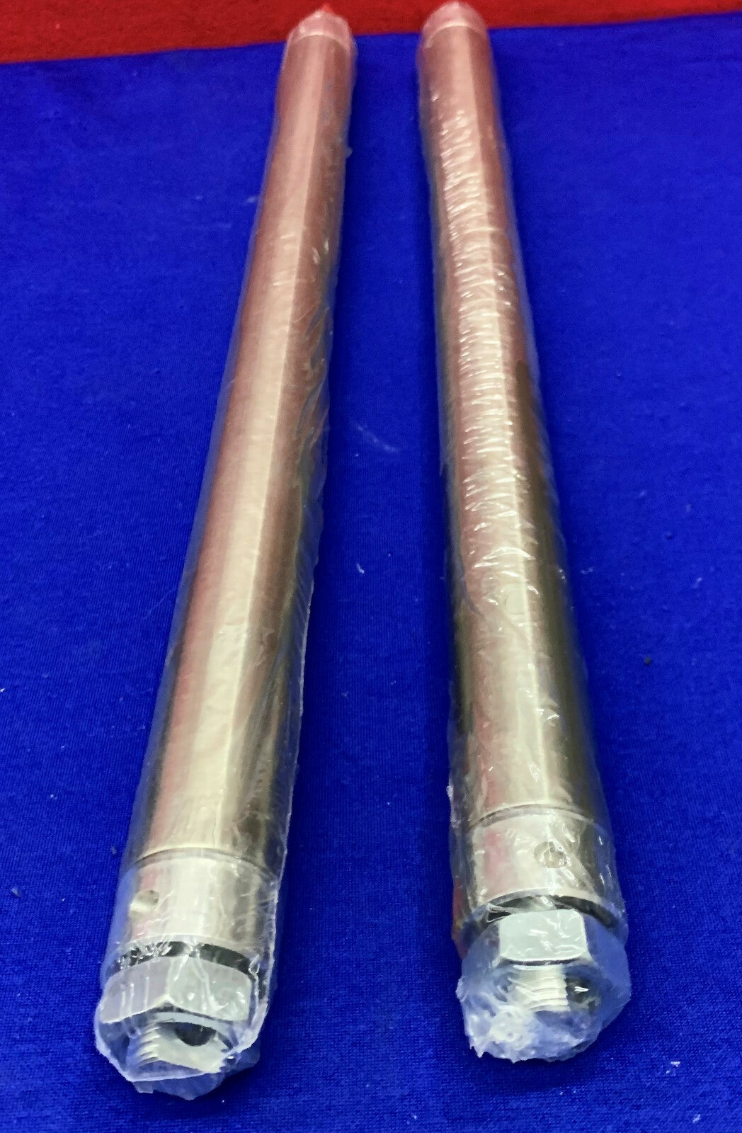 Lot de 2 tiges de vérin pneumatique Bimba en acier inoxydable C-0913 5-DXP