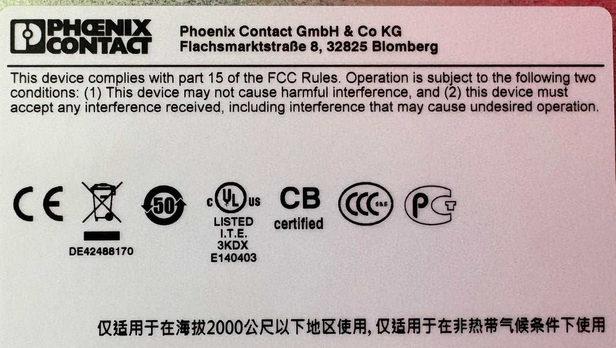 PHOENIX CONTACT THERMOMARK CARD 5146464 THERMAL TRANSFER PRINTER CARD UCT-MAG1