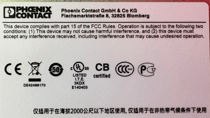 PHOENIX CONTACT THERMOMARK CARD 5146464 THERMAL TRANSFER PRINTER CARD UCT-MAG1