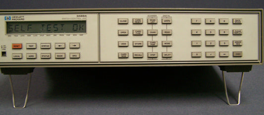 HP 3488A SWITCH / CONTROL UNIT - FOR PARTS OR REPAIR - TESTED TO POWER UP ONLY