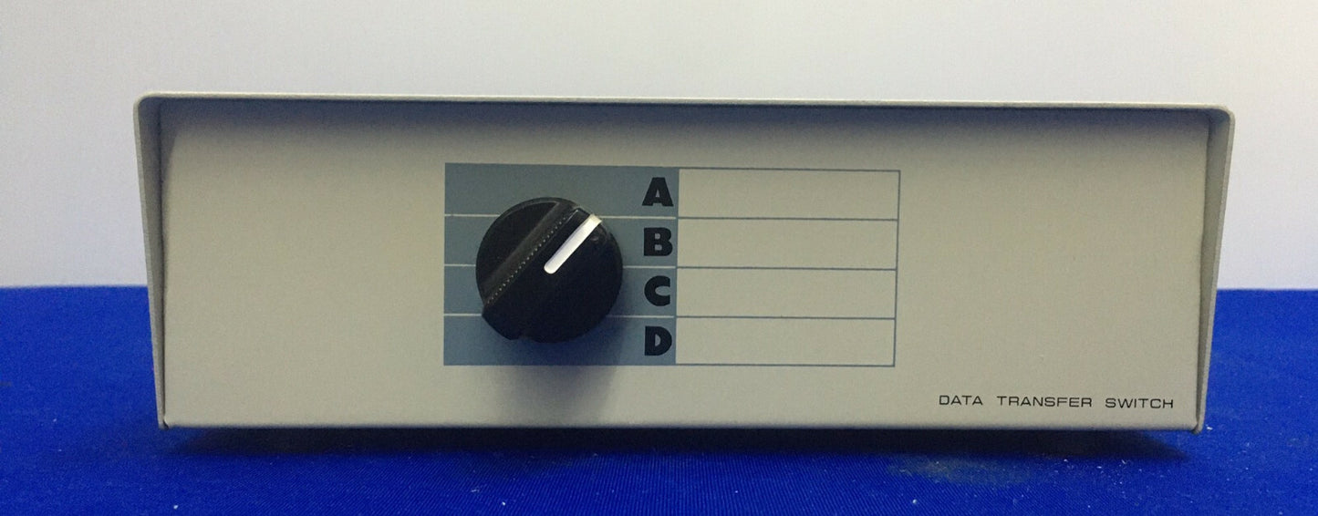 1 LOT QTY 2 - DATA TRANSFER SWITCH NO MANUFACTURER/MODEL/SERIAL NUMBER LISTED
