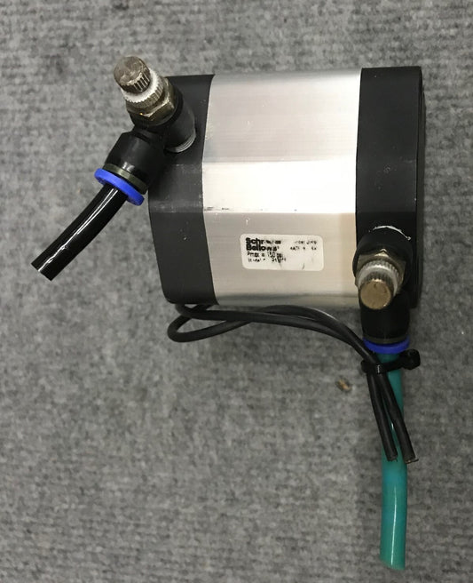 SCHRADER BELLOWS PNEUMATIC CYLINDER - ITEM IS USED/UNTESTED - CAN NOT READ LABEL