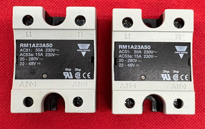 CARLO GAVAZZI RM1A23A50 SOLID STATE RELAY - 1 LOT QTY 2