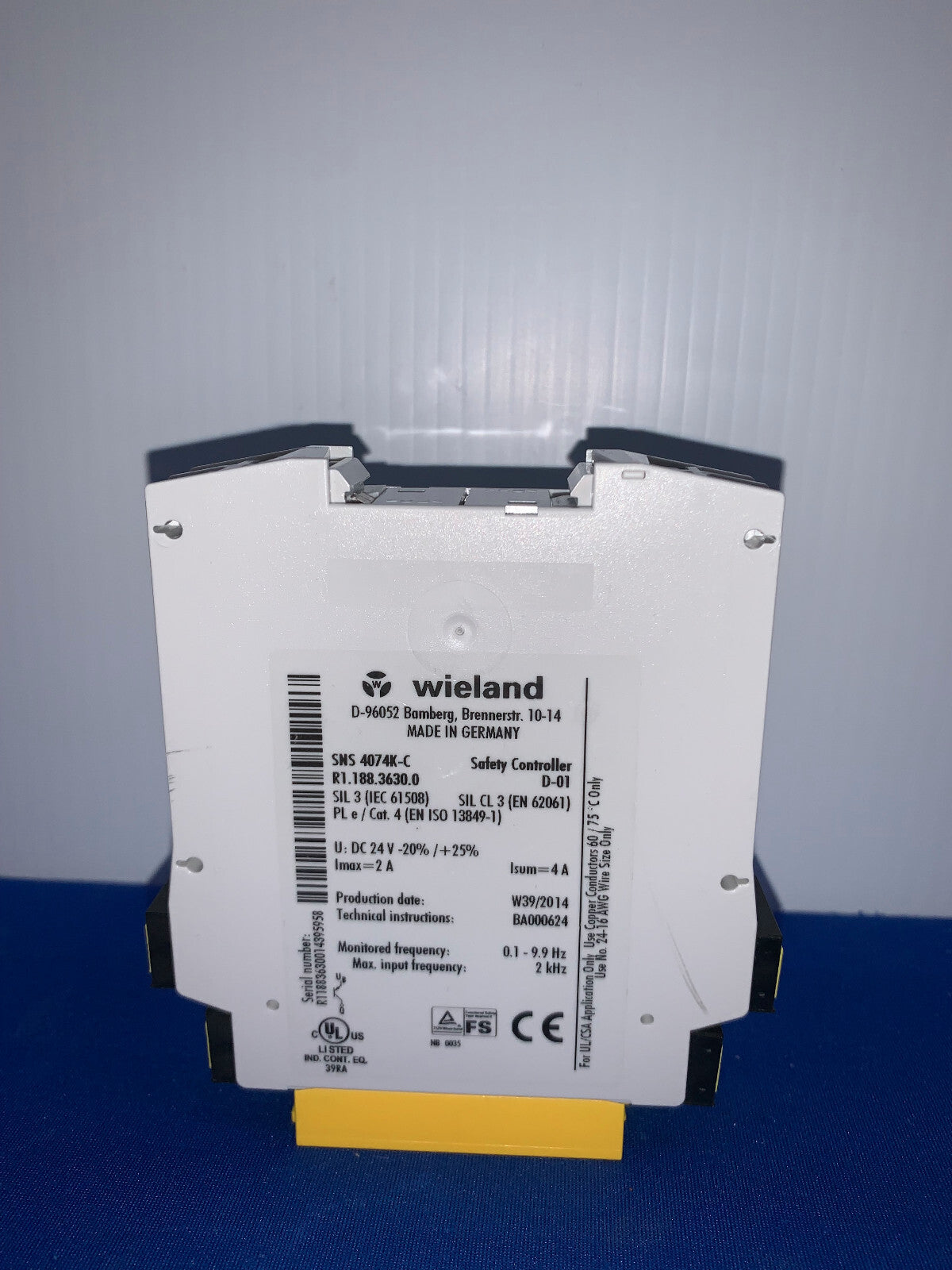 WIELAND SNS 4074K-C セーフティコントローラ D-01