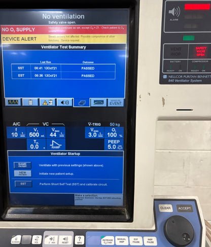 Puritan Bennett 840 Ventilator System PARTS AND REPAIR