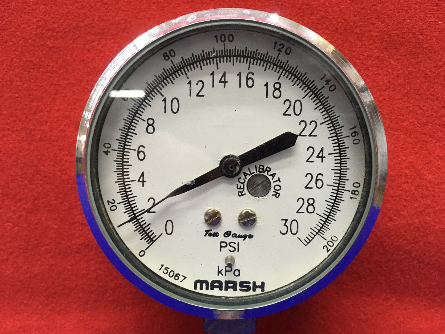 MARSH 15067 IDN# CO159-001 ゲージ PSU 0-30 KPA 0-200