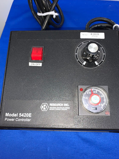 ONDERZOEK INC., 5420E, POWERCONTROLLER